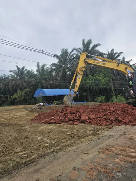บริการรับถมที่ — ภาพหน้างานจริง